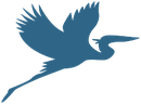 Blue Heron Stays logo